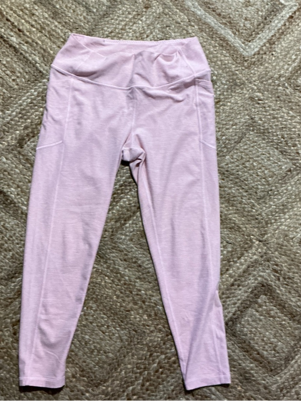 Victoria's Secret Light Pink Girls' High-Waist Leggings